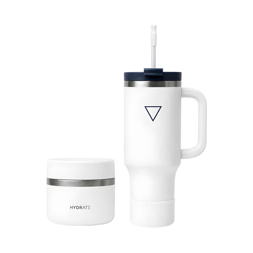 Combo Hydrate Sunbeam 1 L + Foodflask 355 Ml Blanco