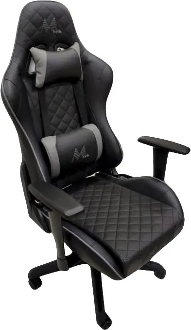 Silla Gaming MTEK MK01 (Ajustable) Gris/Negro