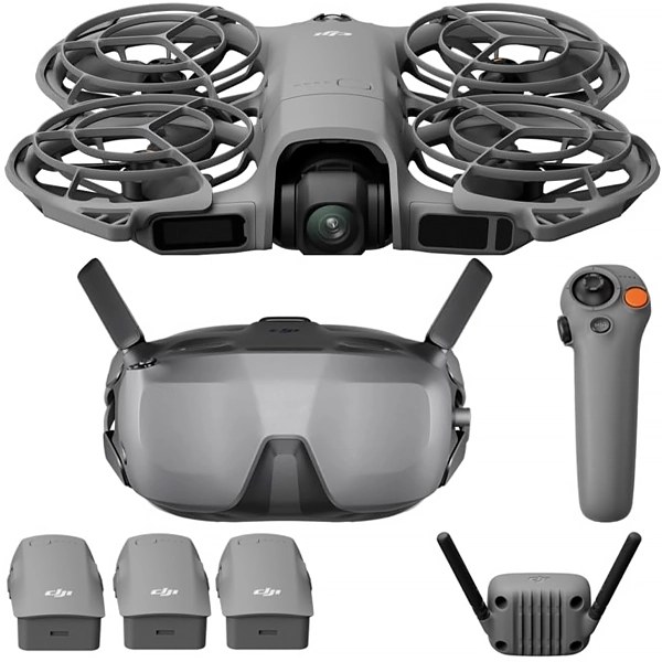 Drone DJI NEO 2 Motion Fly More Combo Anatel 4K con GPS - Gris
