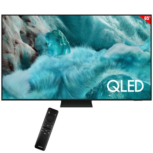 Smart TV QLED 65" Samsung Q7F5 QN65Q7F5AG 4K Ultra HD Tizen Wi-Fi Bluetooth con Conversor Digital