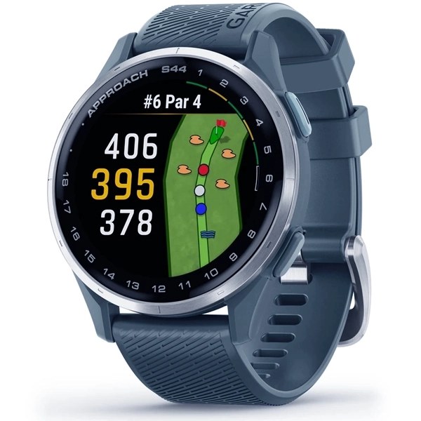 Reloj Garmin Approach S44 Golf 010-03009 43 mm con GPS Bluetooth - Plata Azul