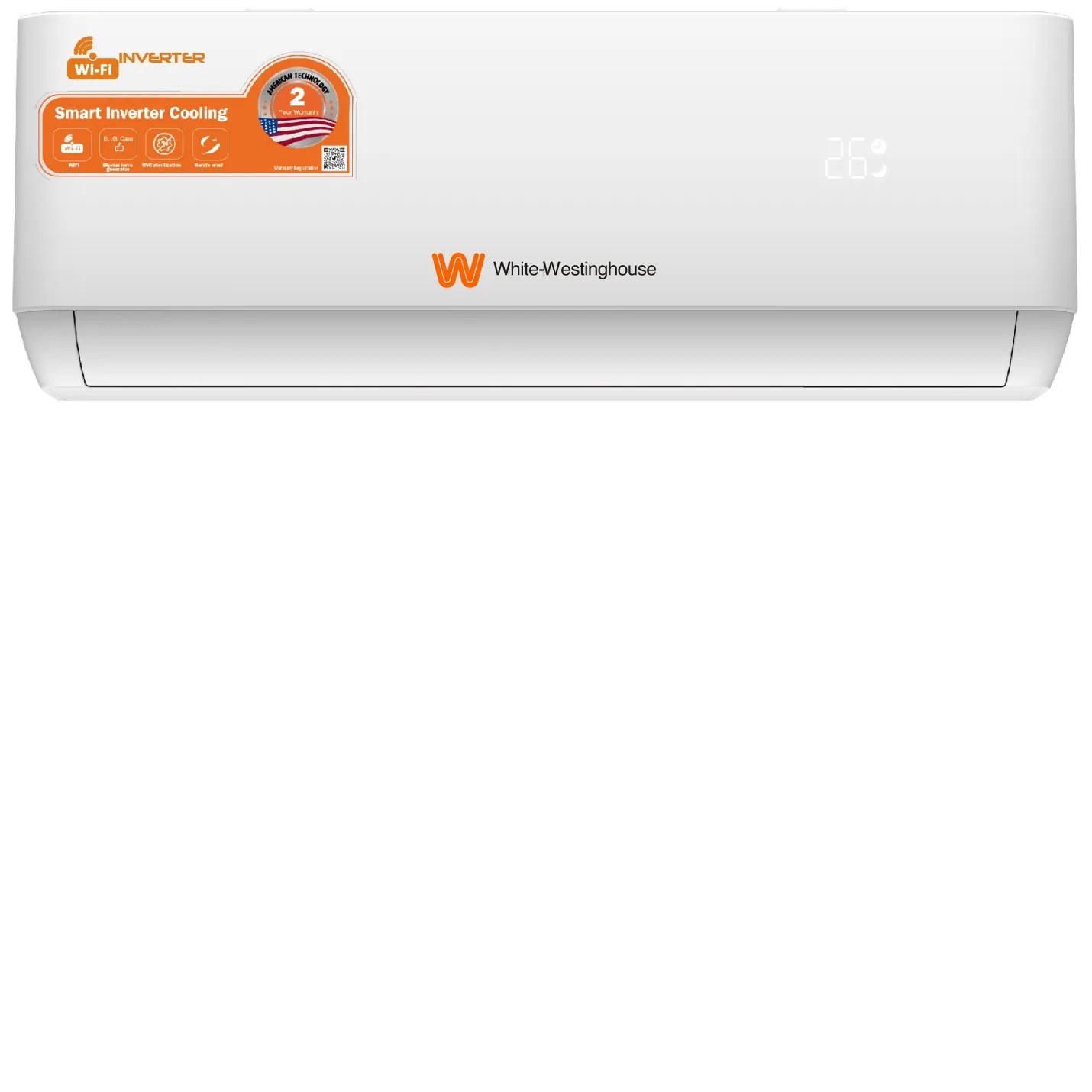 ACONDICIONADOR DE AIRE SPLIT 24.000 BTU F/C INVERTER WIFI WHITE WESTINGHOUSE