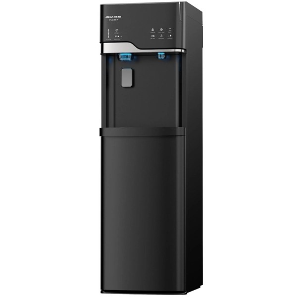Bebedero MegaStar WAC994 420 watts Agua Helada Caliente Natural Dispensador de Hielo 220V ~ 50Hz - Negro