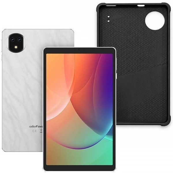 Tablet Ulefone Tab A9 Pro Dual SIM 128GB 4GB RAM de 8.68" 12+13MP 8MP - Marble White + Funda