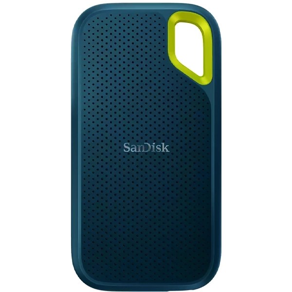 SSD Externo de 2TB SanDisk Extreme Portable SDSSDE61-2T00-G25M 1.050 MB s de Lectura Verde Amarillo