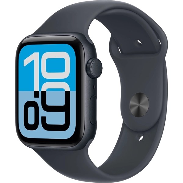 Apple Watch SE 3rd Generation 44 mm M L MEHQ4HN A3325 GPS - Midnight Aluminum Midnight Sport