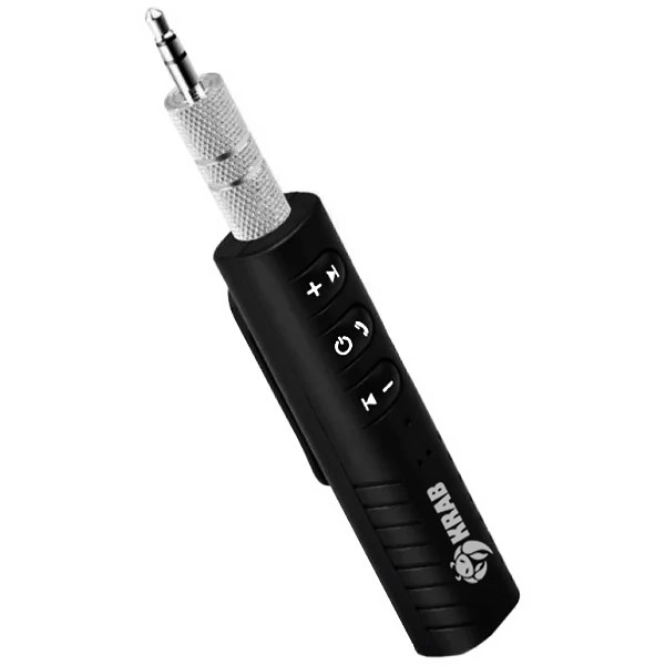 Adaptador Receptor de Audio Krab KBRABT10 Bluetooth - Negro