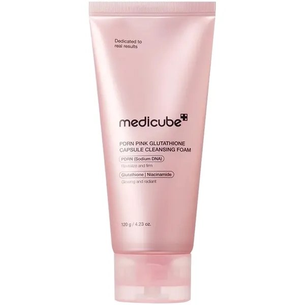 Espuma Facial de Limpieza Medicube PDRN Pink Glutathione Capsule 120g