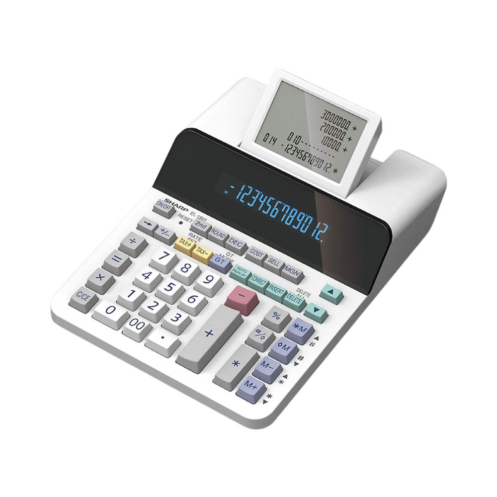 Calculadora Sharp El 1901 Blanco 110 V