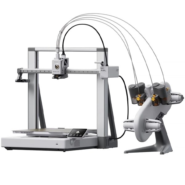 Impresora 3D Bambu Lab A2L Combo PF005-L+SA005 con Wi-Fi 100 - 120V ~ 50 60 Hz - Gris